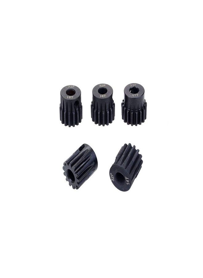 Globact RC Pinion Gear 5mm 32p Pinion 13T 14T 15T 16T 17T Hardened Metal Pinion Motor Gear Set for RC Buggy Car Monster Truck(Compatible with 0.8 Metric Pitch) - Image 5